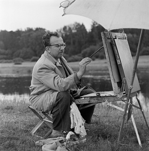 Борис Валентинович Щербаков за работой